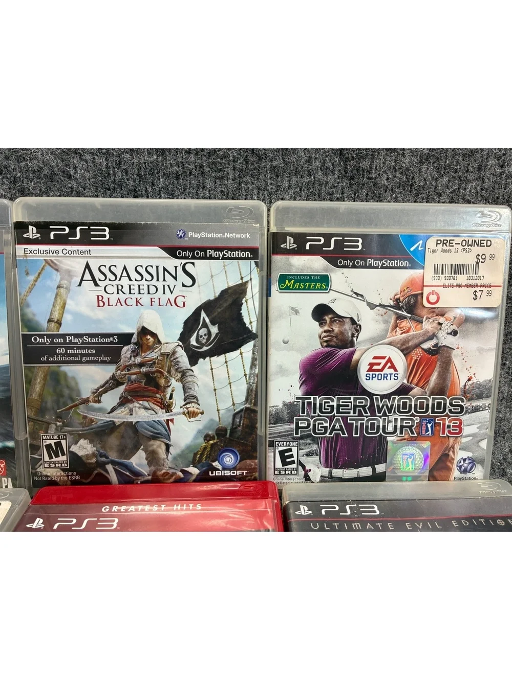 Lot of 10 PlayStation 3 Games Including Madden NFL 16 Assassin's Creed